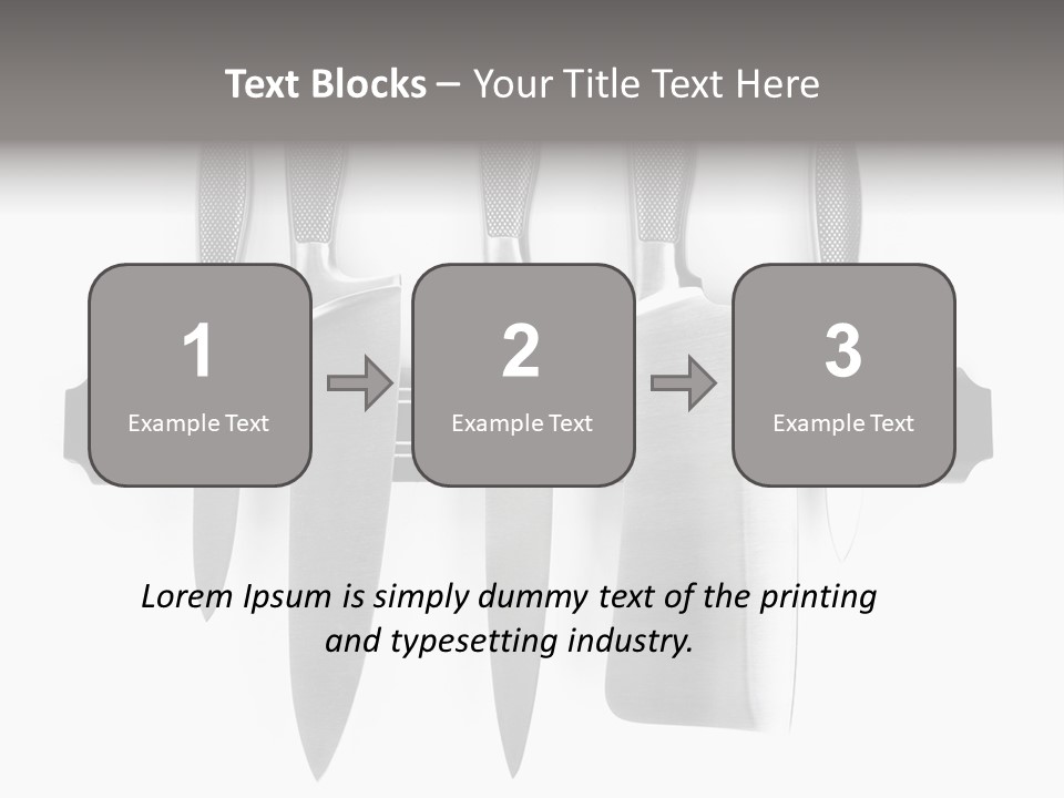 Abstract Objects Household PowerPoint Template