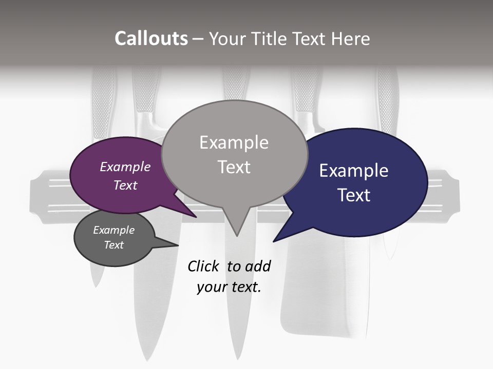 Abstract Objects Household PowerPoint Template