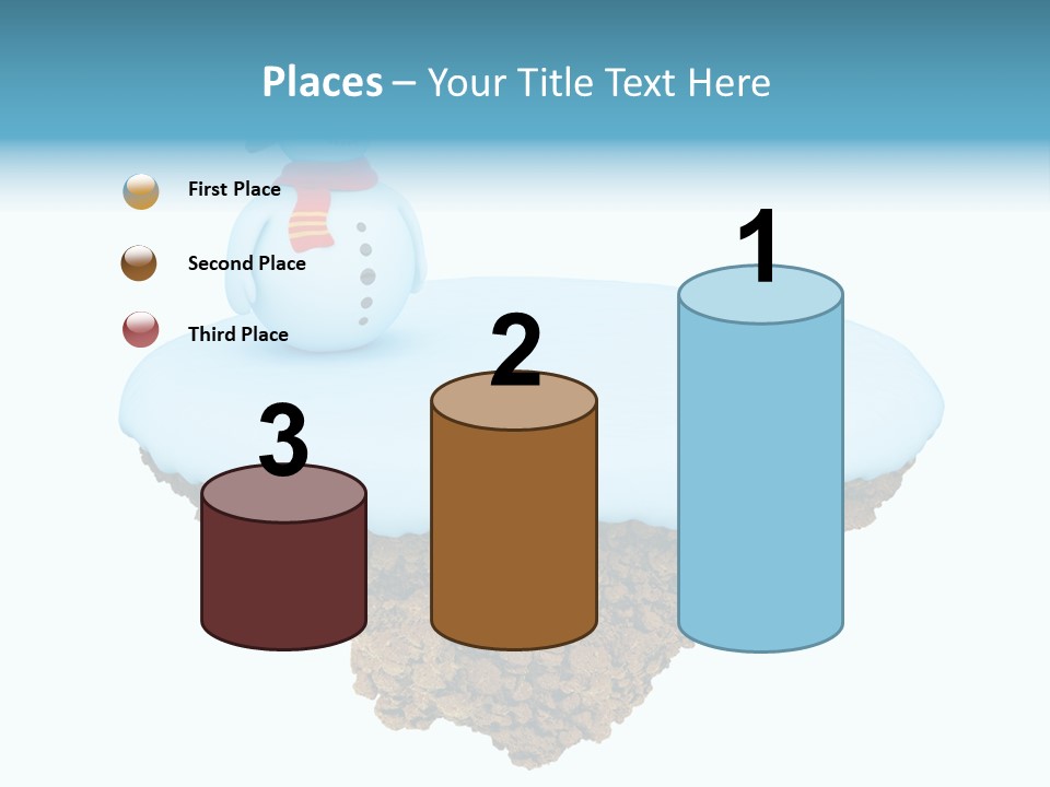 Snow Piece Xmas PowerPoint Template