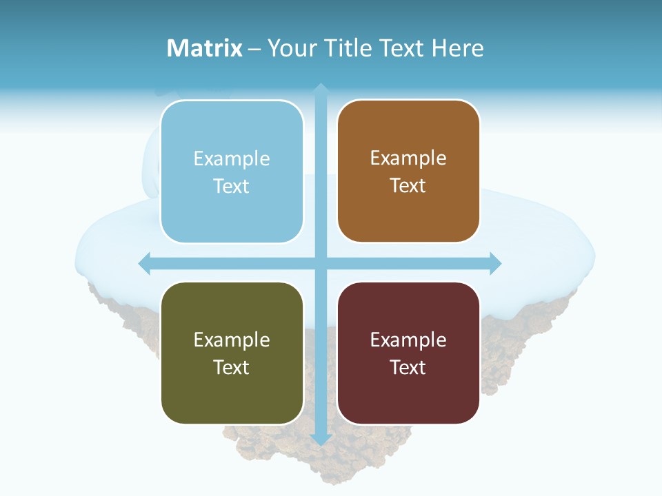Snow Piece Xmas PowerPoint Template