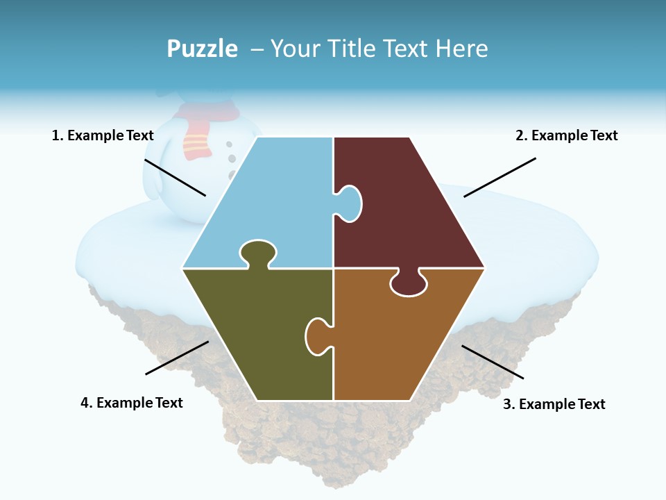 Snow Piece Xmas PowerPoint Template