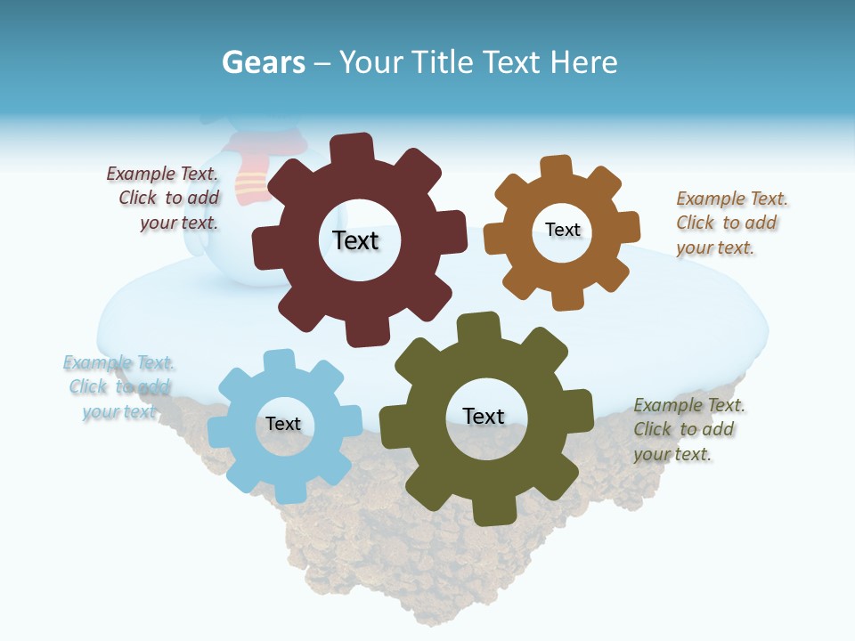 Snow Piece Xmas PowerPoint Template