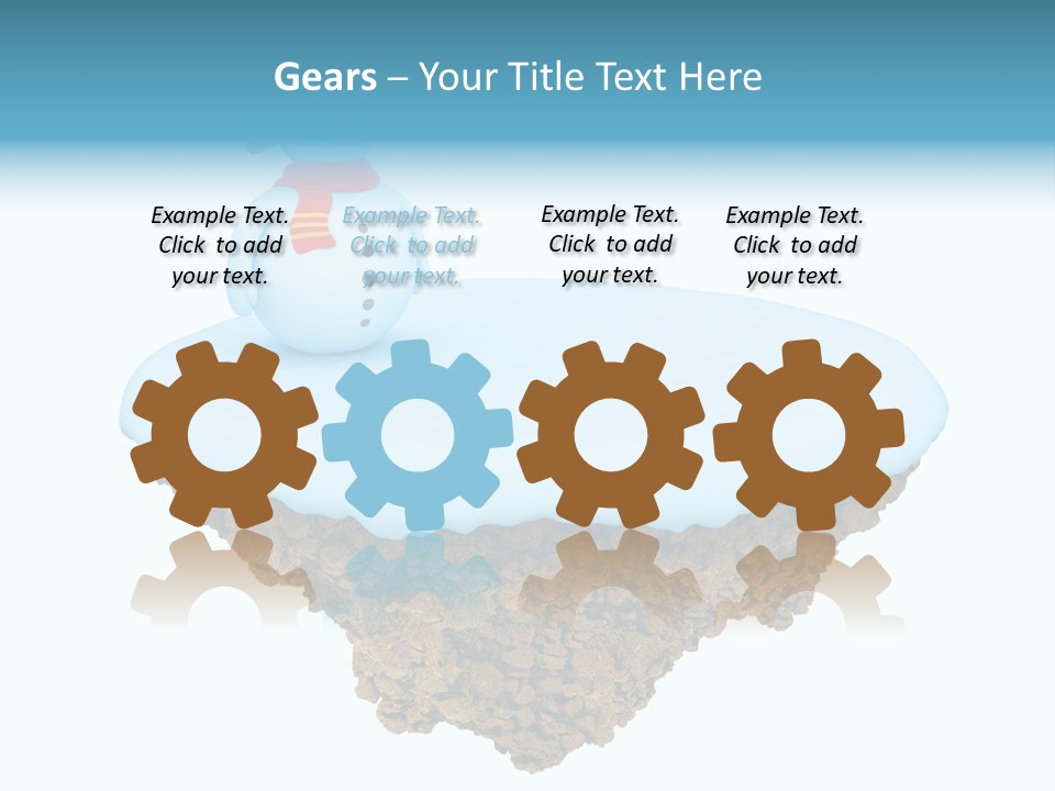 Snow Piece Xmas PowerPoint Template