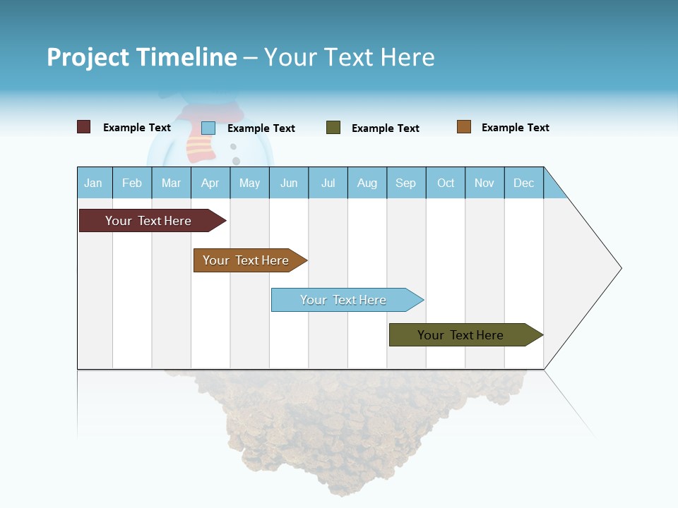 Snow Piece Xmas PowerPoint Template