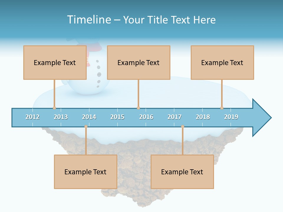Snow Piece Xmas PowerPoint Template