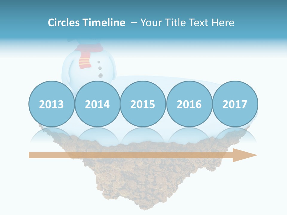 Snow Piece Xmas PowerPoint Template