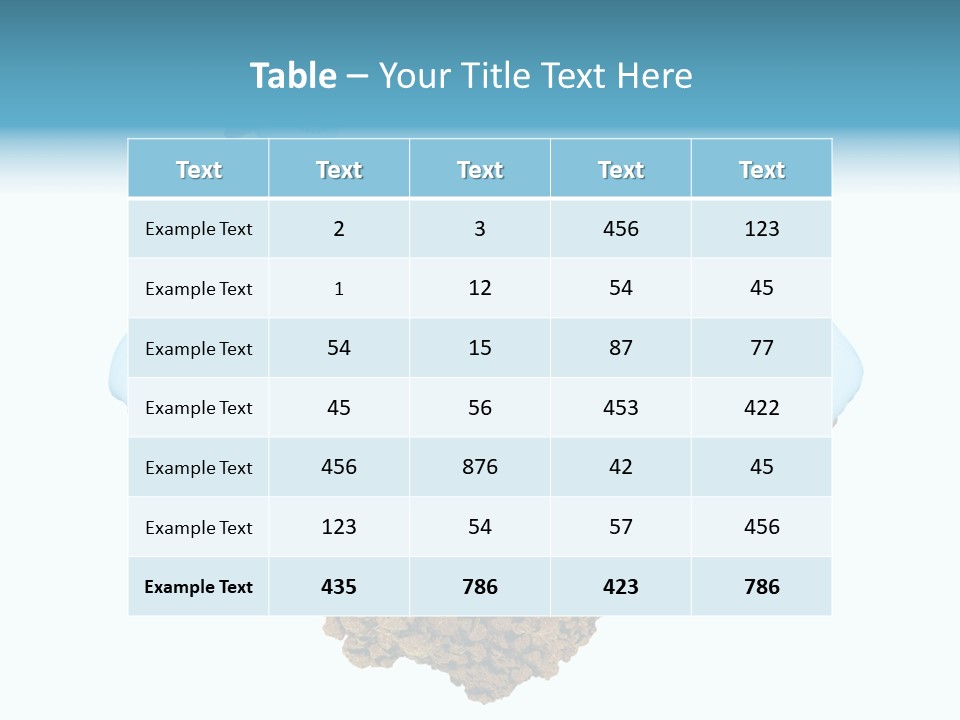 Snow Piece Xmas PowerPoint Template