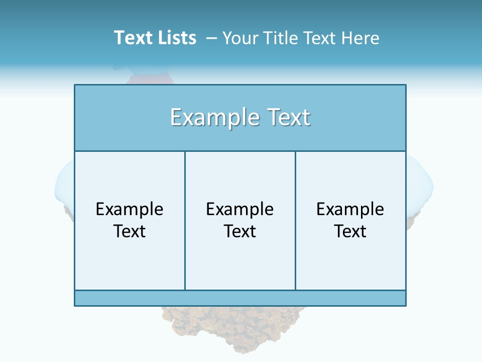 Snow Piece Xmas PowerPoint Template