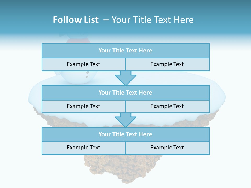 Snow Piece Xmas PowerPoint Template