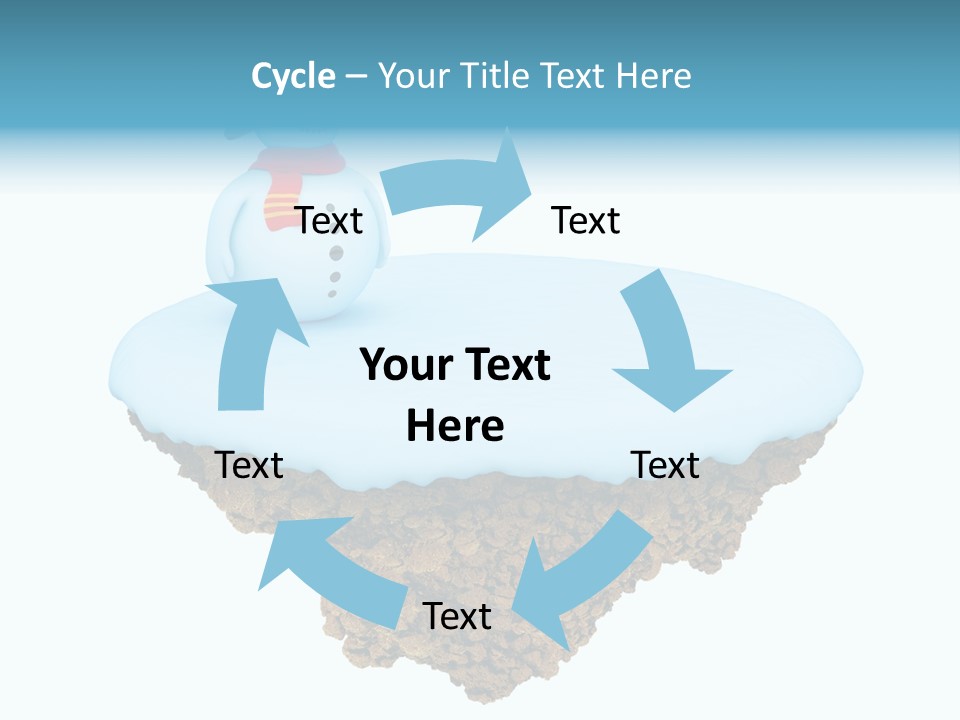 Snow Piece Xmas PowerPoint Template