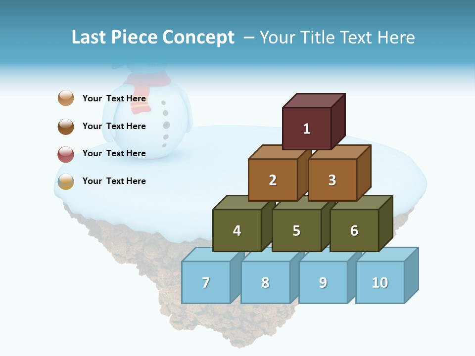 Snow Piece Xmas PowerPoint Template