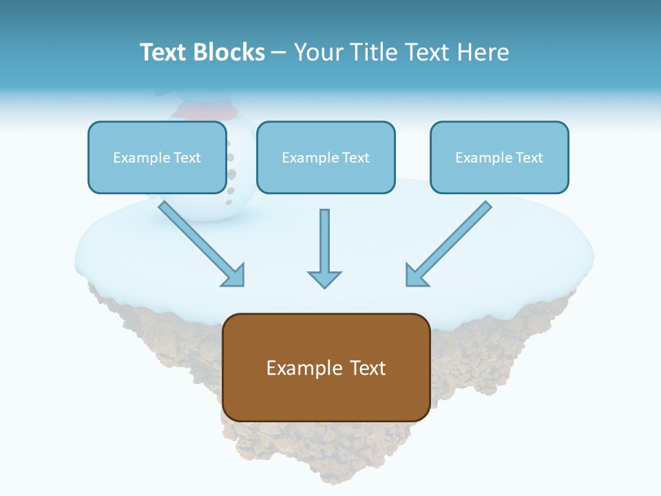 Snow Piece Xmas PowerPoint Template