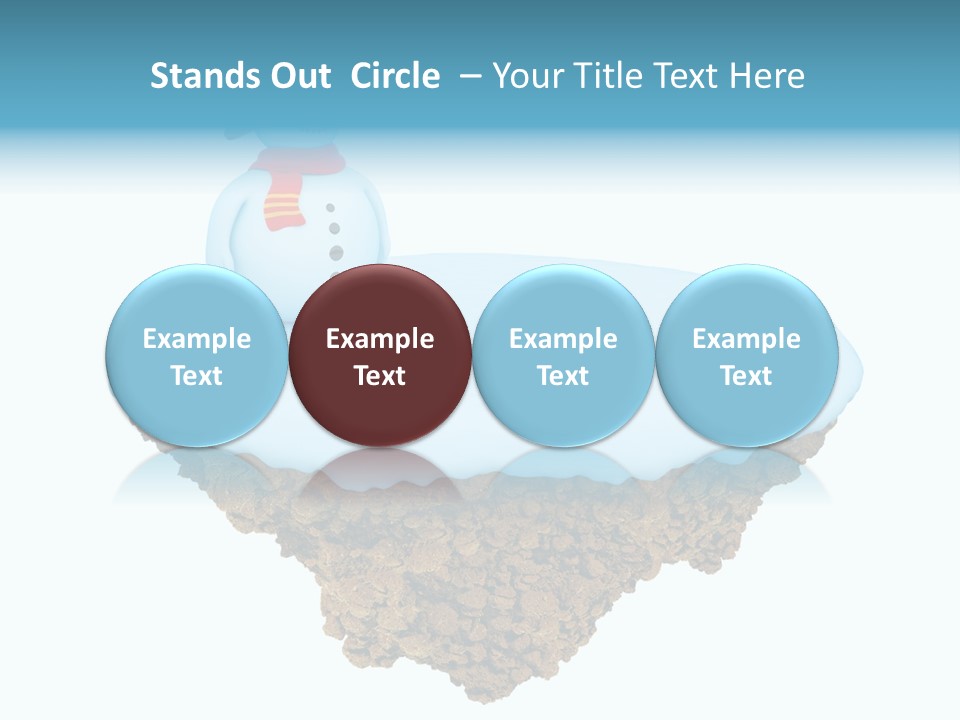 Snow Piece Xmas PowerPoint Template