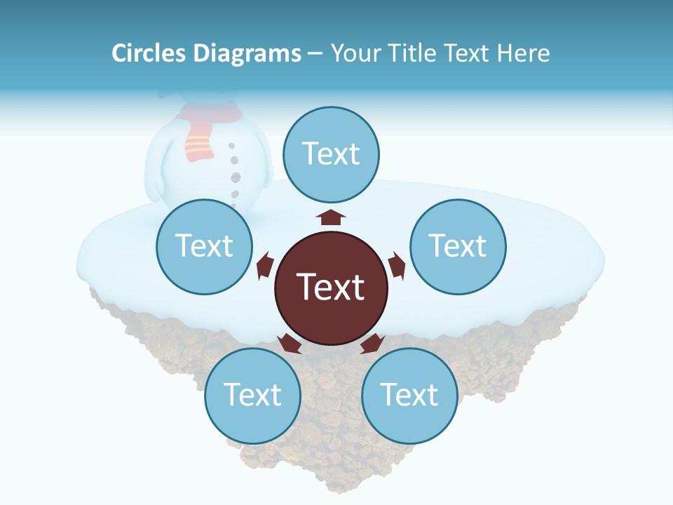 Snow Piece Xmas PowerPoint Template