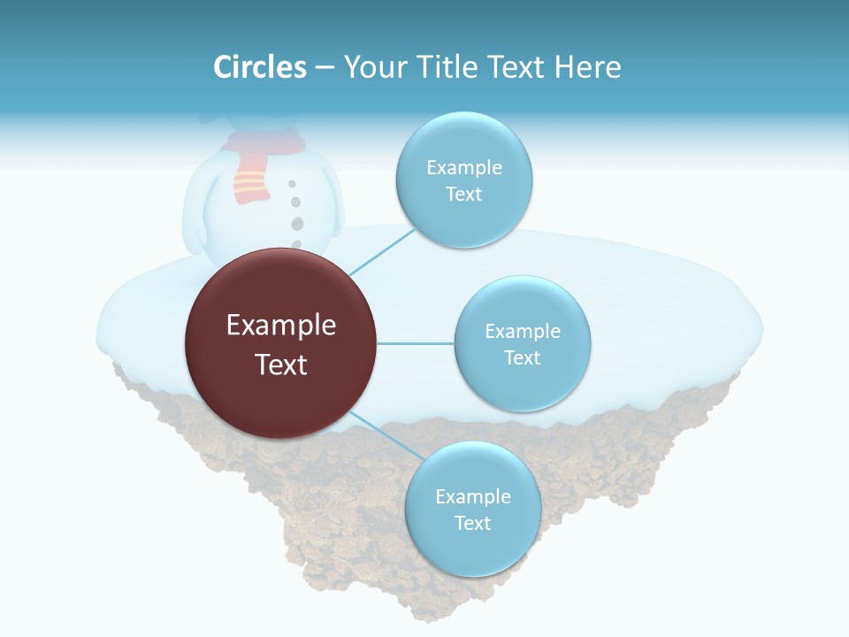 Snow Piece Xmas PowerPoint Template