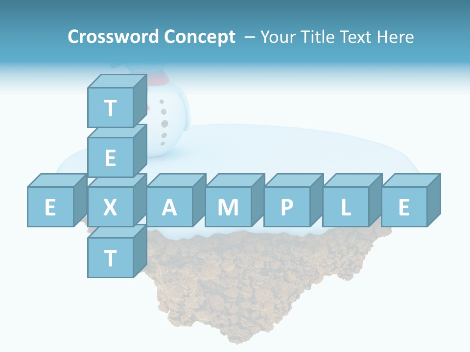 Snow Piece Xmas PowerPoint Template