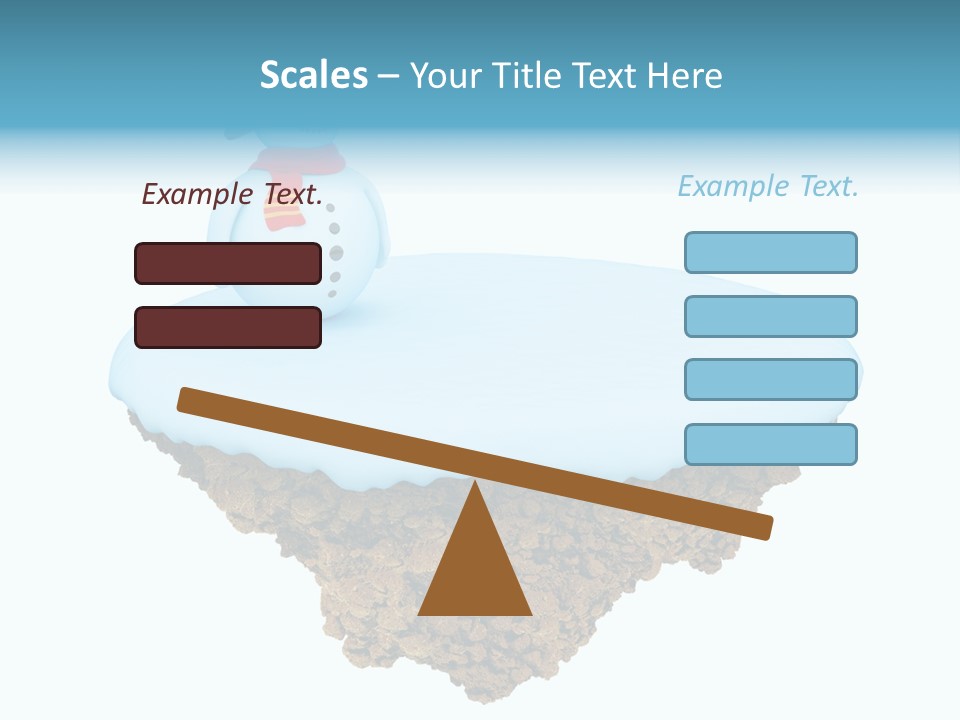 Snow Piece Xmas PowerPoint Template
