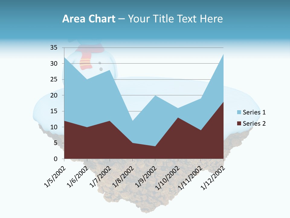 Snow Piece Xmas PowerPoint Template
