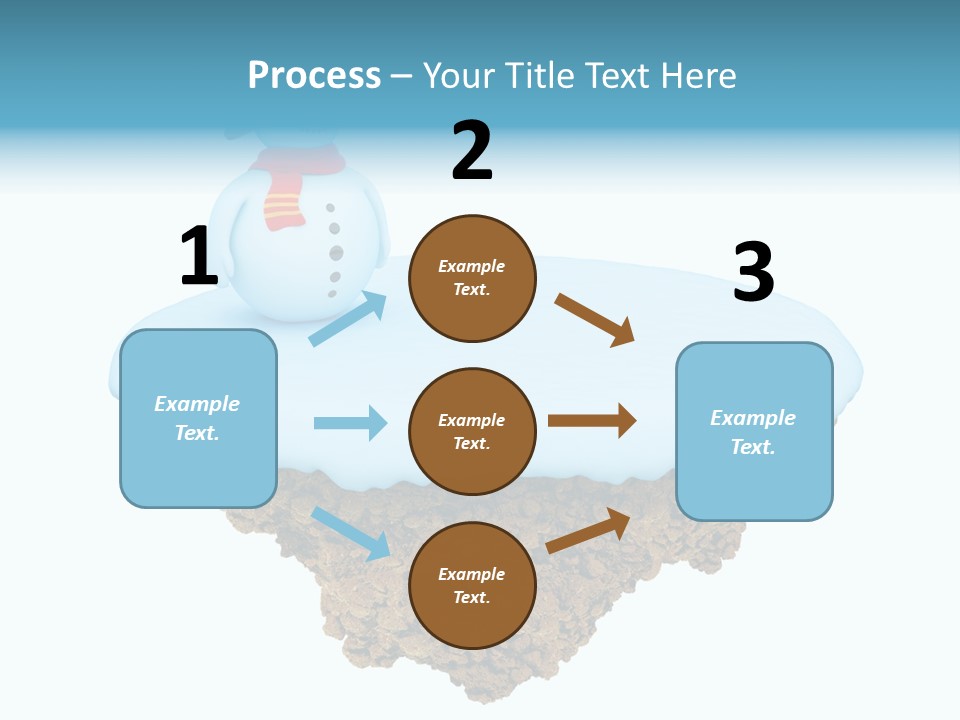 Snow Piece Xmas PowerPoint Template