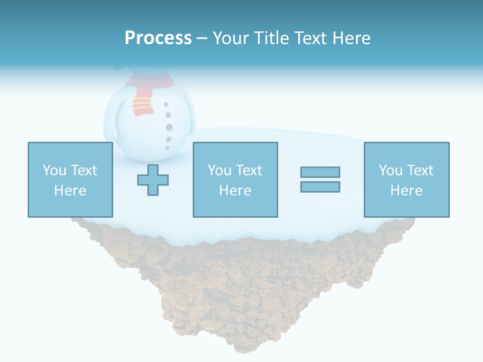 Snow Piece Xmas PowerPoint Template
