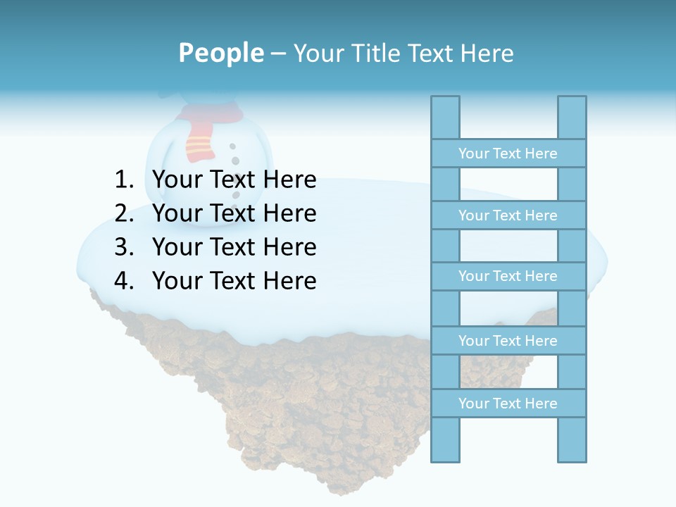 Snow Piece Xmas PowerPoint Template