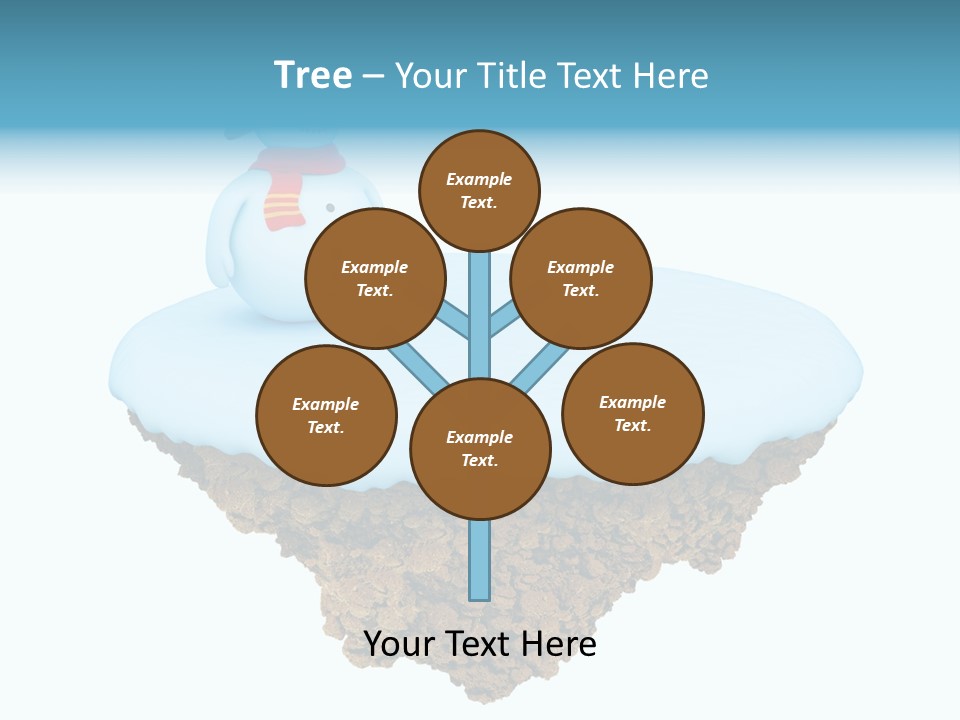 Snow Piece Xmas PowerPoint Template