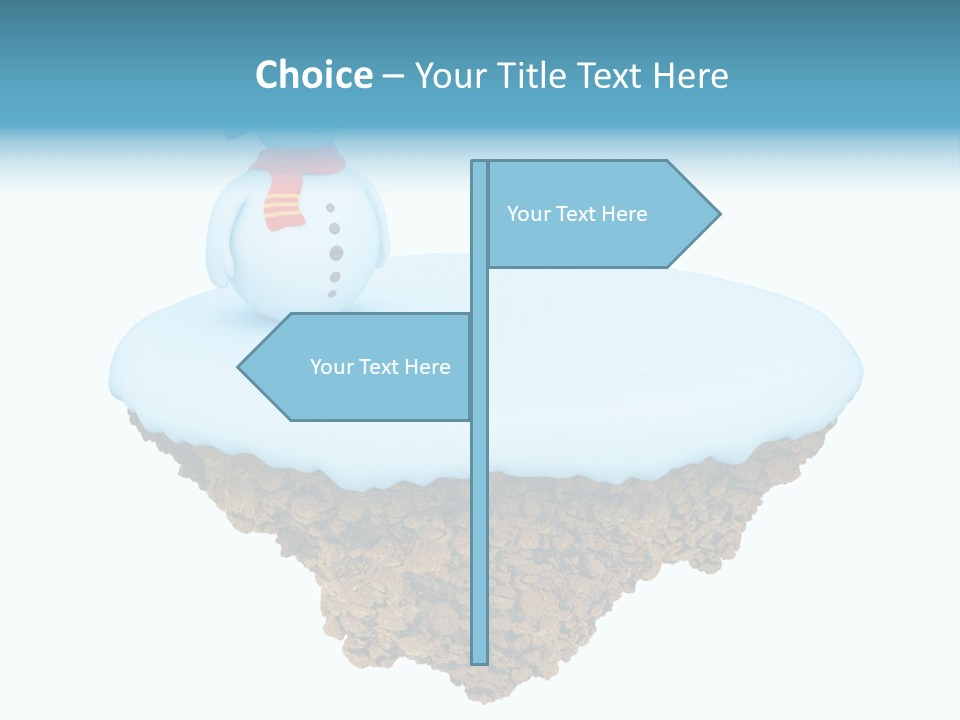 Snow Piece Xmas PowerPoint Template