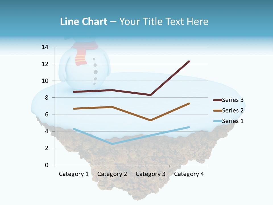 Snow Piece Xmas PowerPoint Template