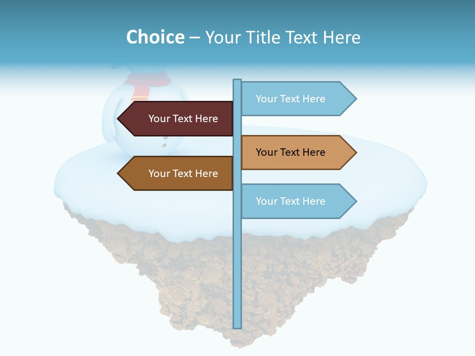 Snow Piece Xmas PowerPoint Template