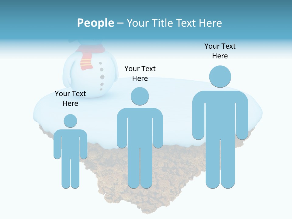 Snow Piece Xmas PowerPoint Template