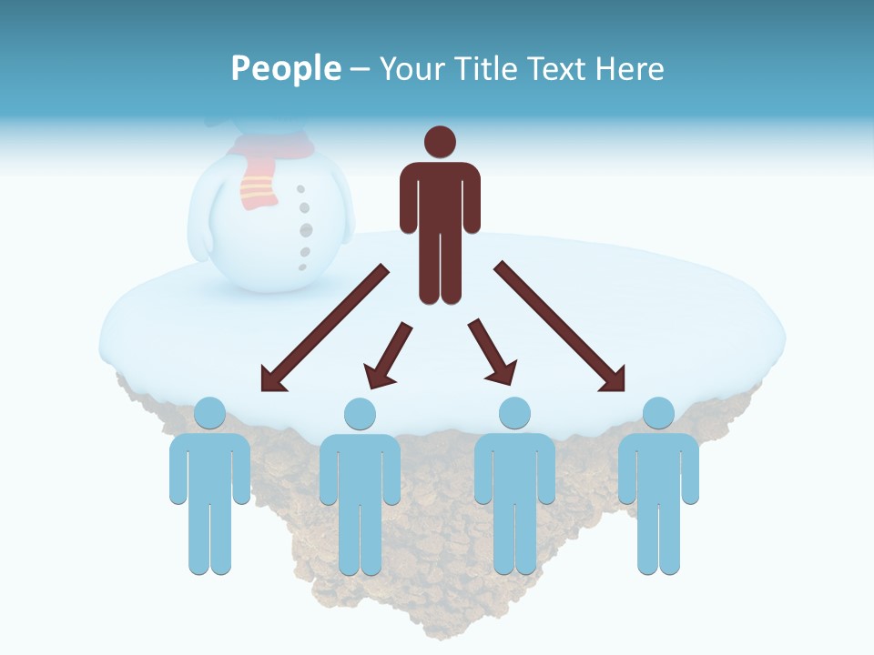 Snow Piece Xmas PowerPoint Template