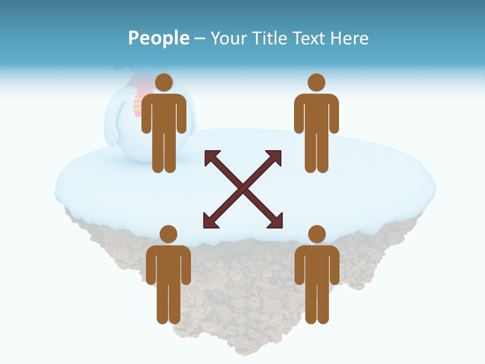 Snow Piece Xmas PowerPoint Template