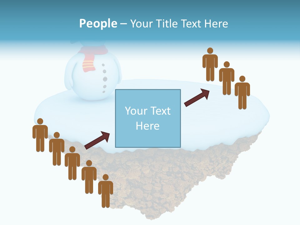 Snow Piece Xmas PowerPoint Template
