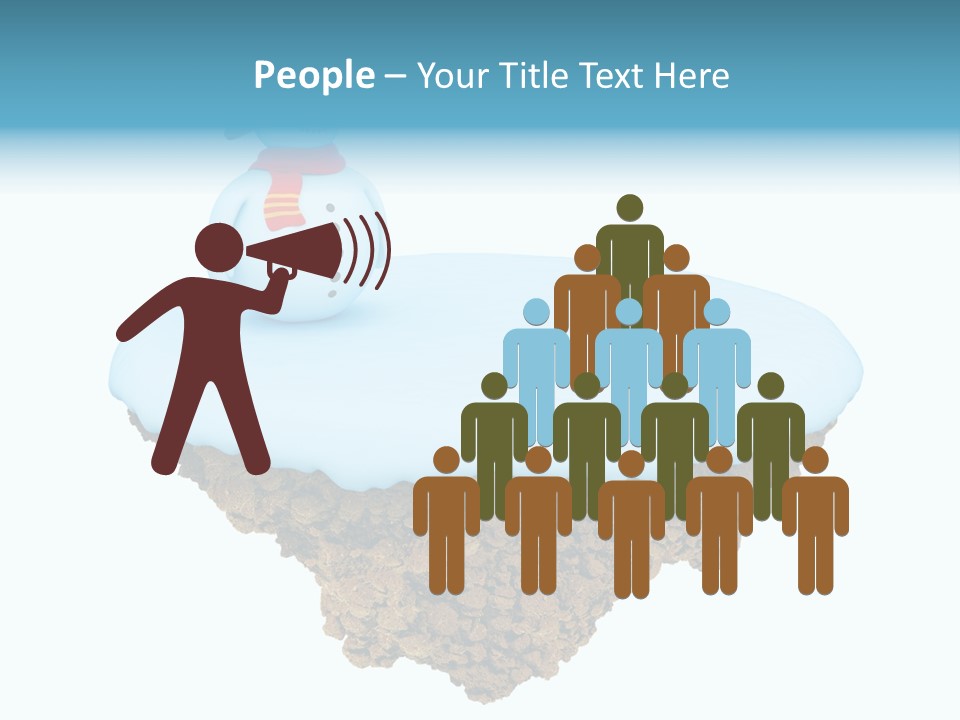 Snow Piece Xmas PowerPoint Template