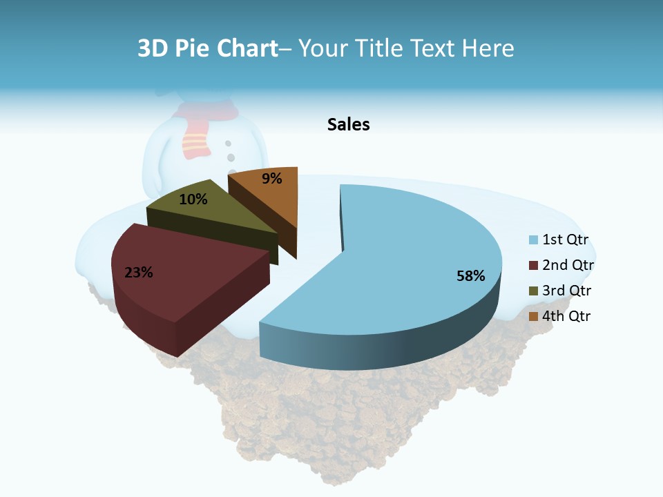 Snow Piece Xmas PowerPoint Template
