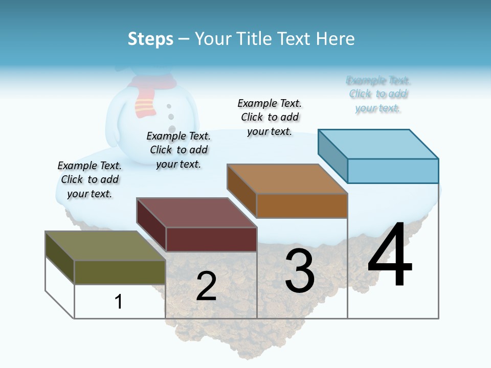 Snow Piece Xmas PowerPoint Template