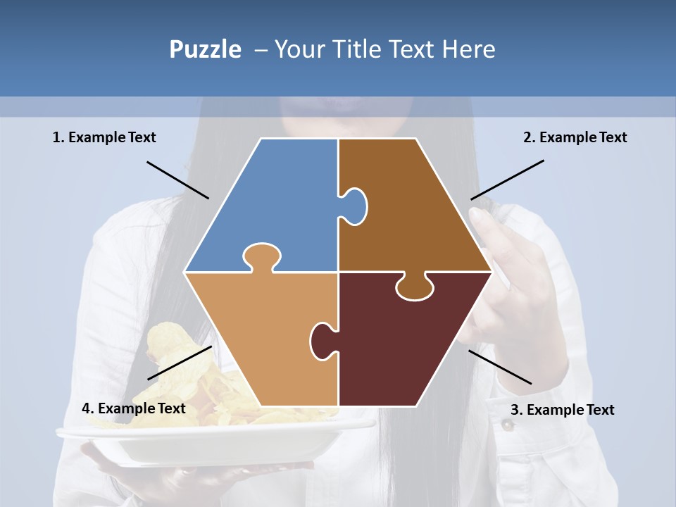 Snack Isolated Person PowerPoint Template