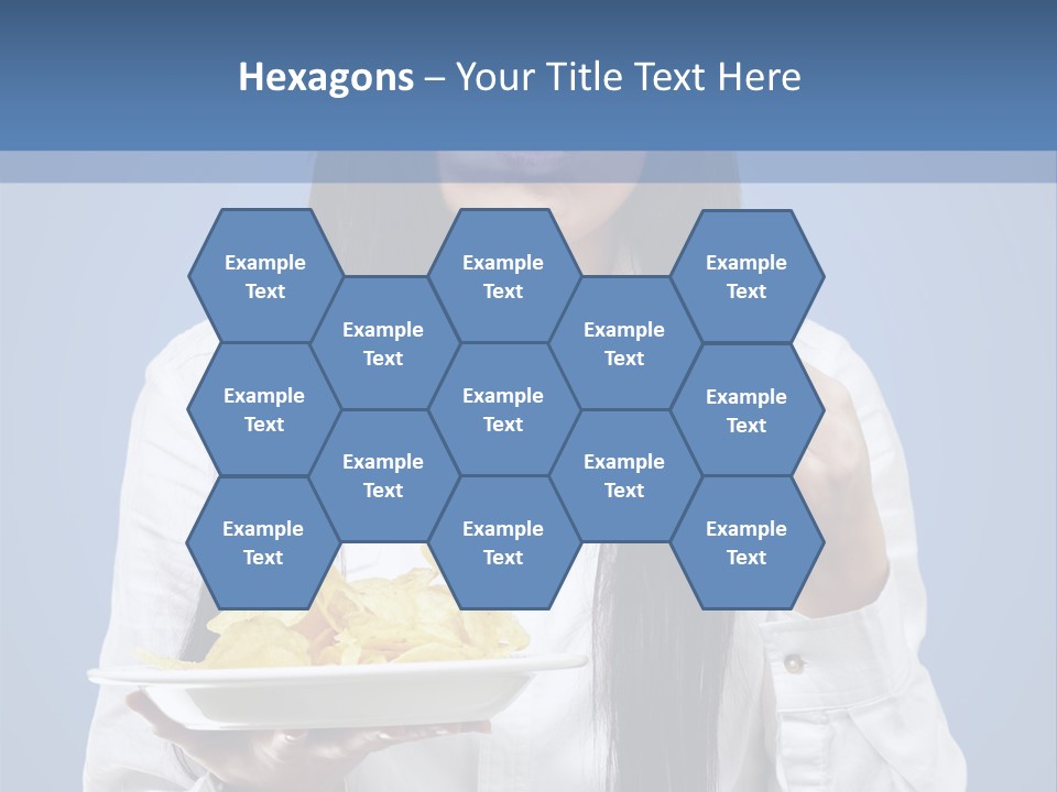 Snack Isolated Person PowerPoint Template