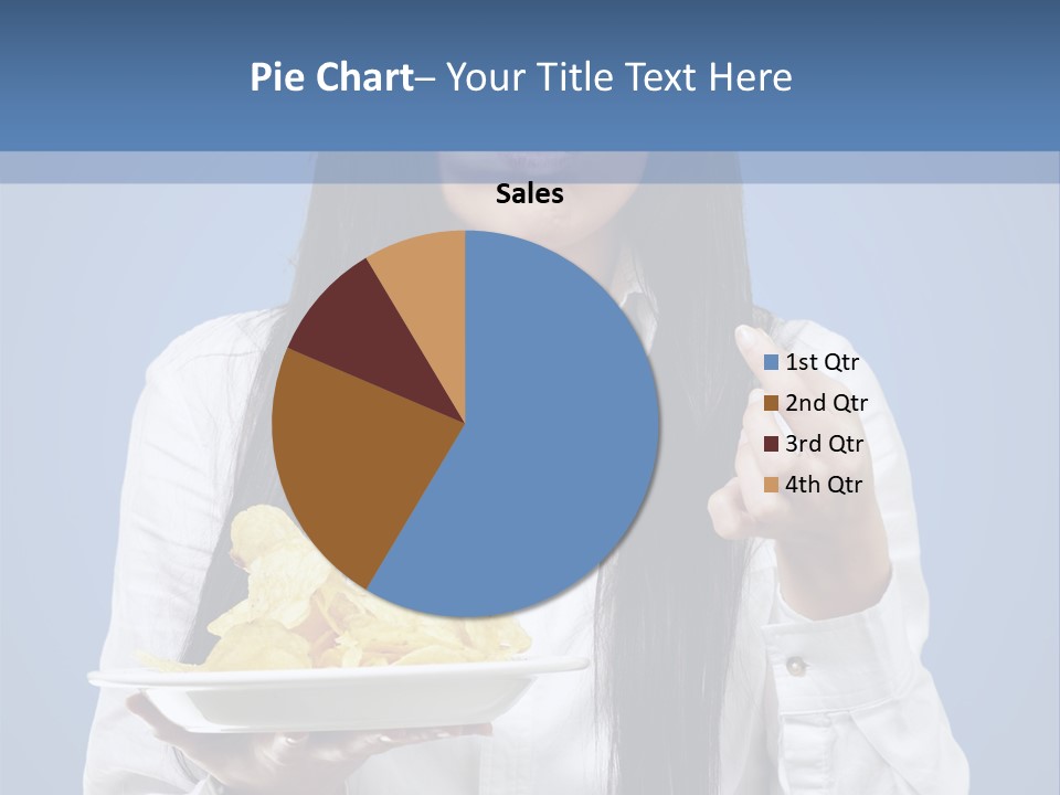 Snack Isolated Person PowerPoint Template