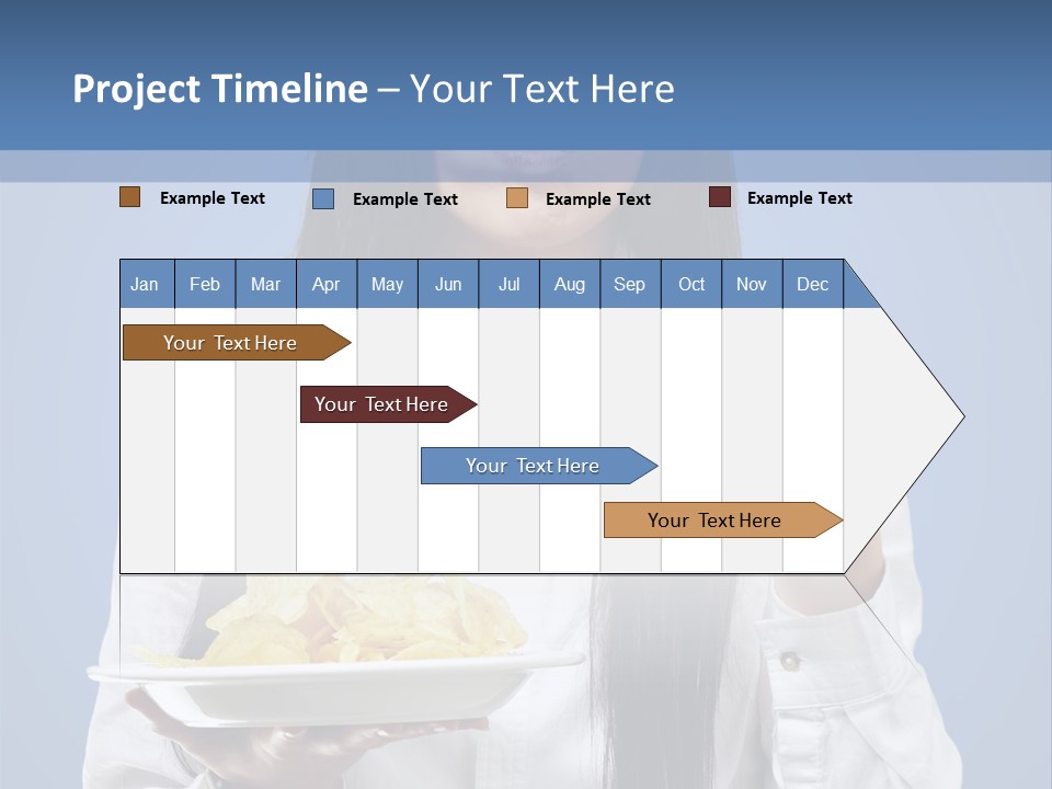Snack Isolated Person PowerPoint Template