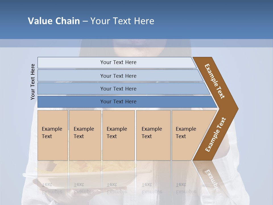 Snack Isolated Person PowerPoint Template