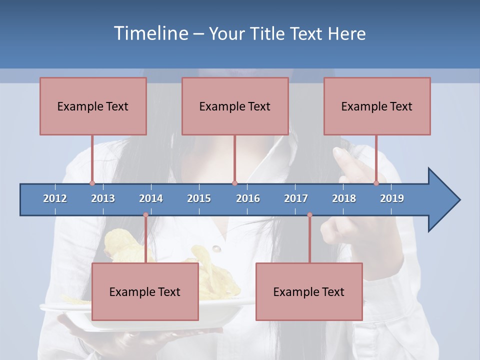 Snack Isolated Person PowerPoint Template