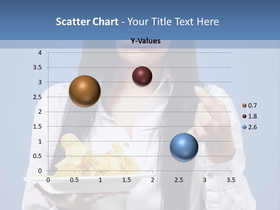 Snack Isolated Person PowerPoint Template