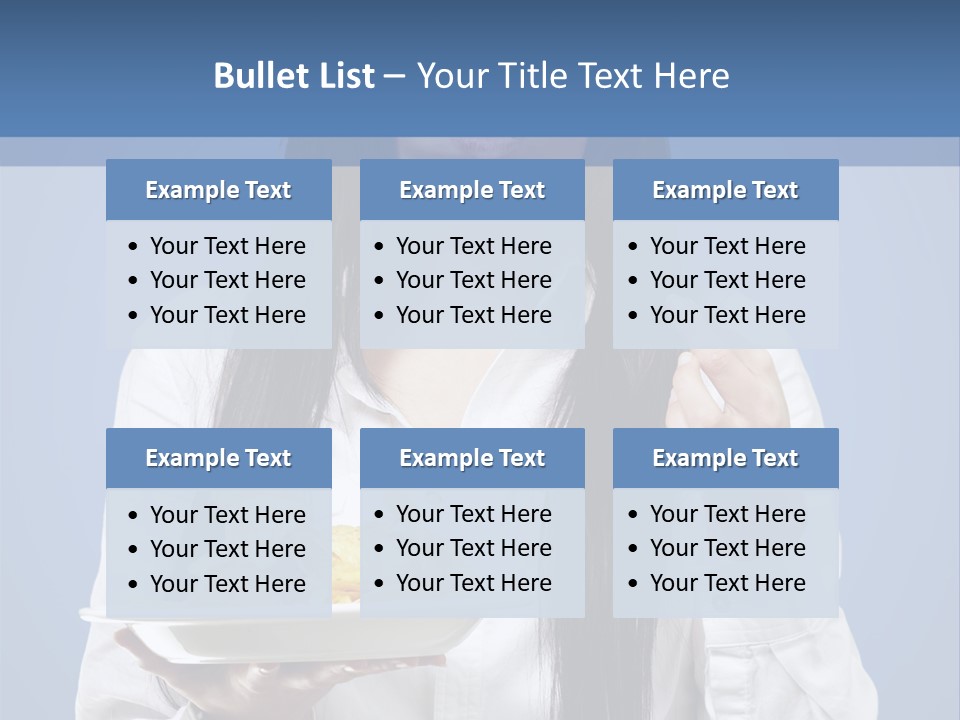 Snack Isolated Person PowerPoint Template