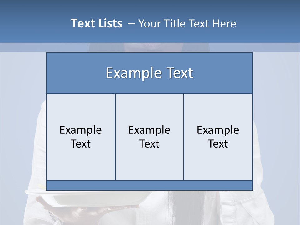 Snack Isolated Person PowerPoint Template