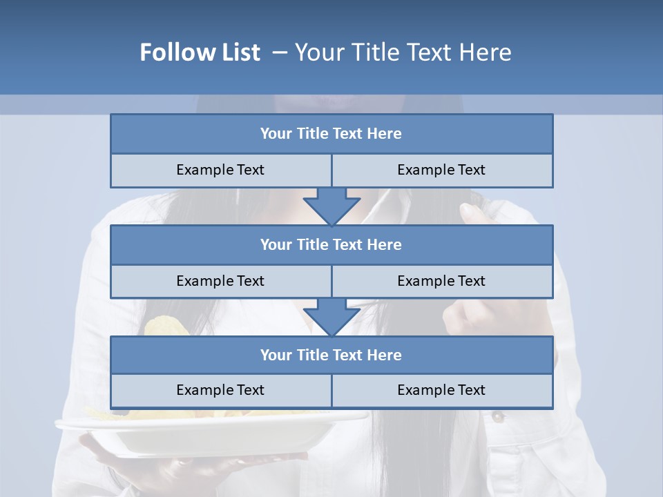 Snack Isolated Person PowerPoint Template
