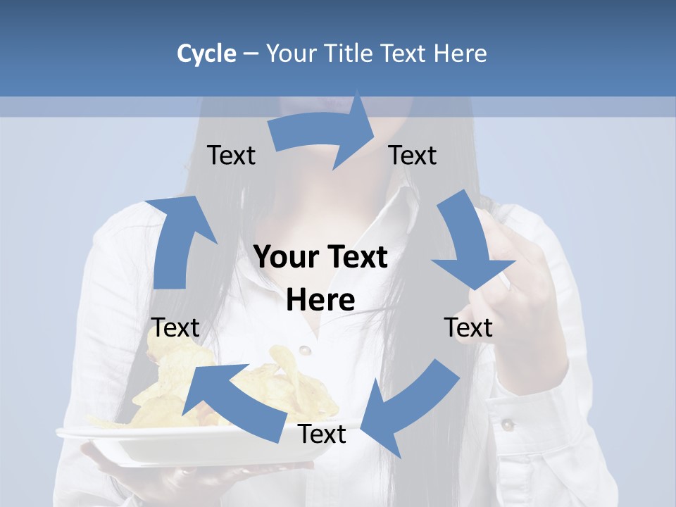 Snack Isolated Person PowerPoint Template
