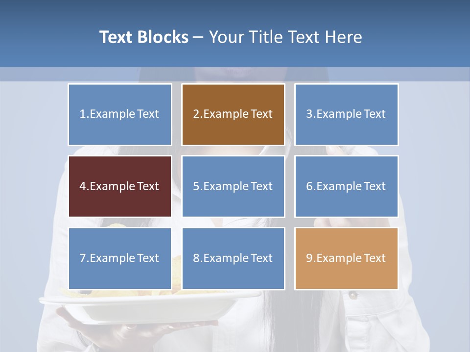 Snack Isolated Person PowerPoint Template