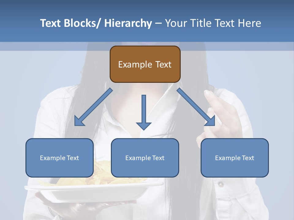 Snack Isolated Person PowerPoint Template