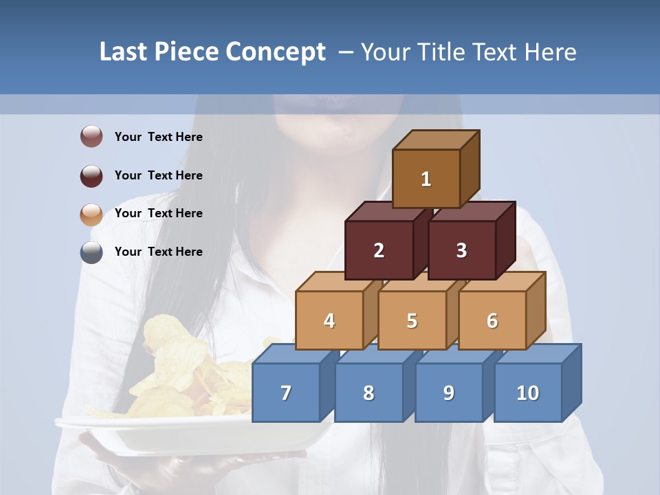 Snack Isolated Person PowerPoint Template